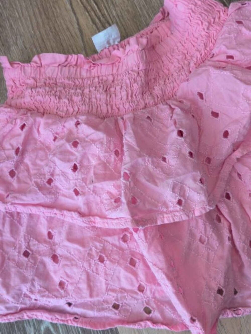Abercrombie Kids Pink Eyelet Skort size 7/8